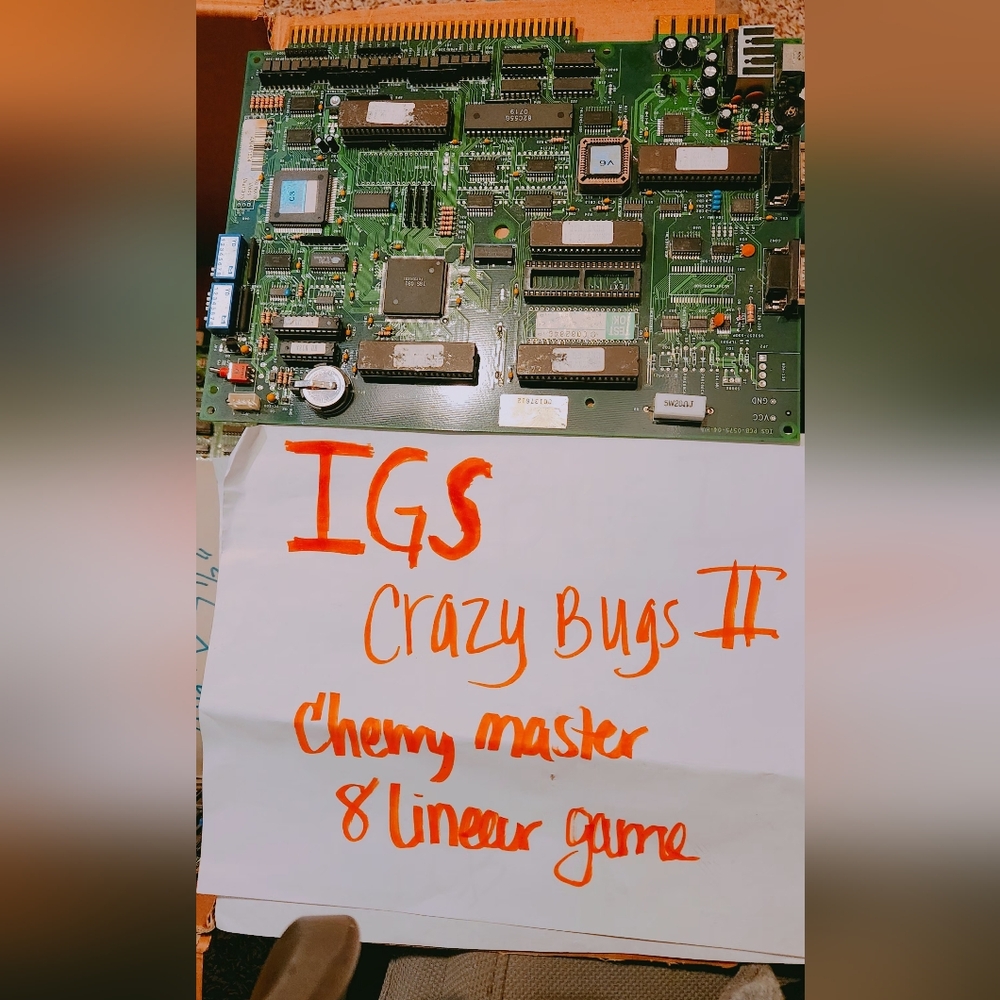 PCB cherry master igs Crazy Bugs 2